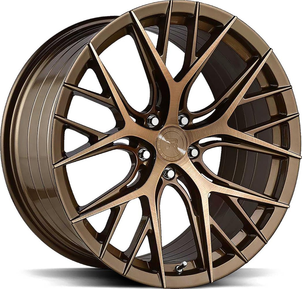 R-SERIES R16 BRUSH DUAL BRONZE 9x20 5/112 ET25 CB66.6