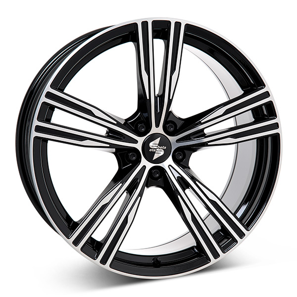 ETA BETA AMOS G.BLK/POL | 8X18 5-108 E40 C63,40 60 8x18 5/108 ET40 CB63.4