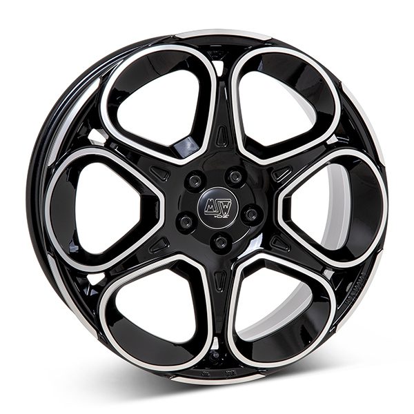 MSW 83 G.BLK/POL | 7X17 4-108 E25 C65,10 60 7x17 4/108 ET25 CB65.1