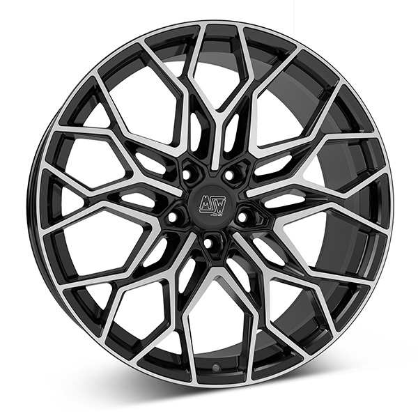 MSW 51 G.BLK/POL 11.5x22 5/130 ET22 CB71.6