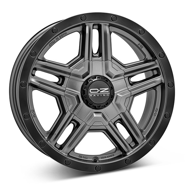 OZ RALLY ADVENTURE M.GRA/BLK LIP | 8X17 5-130 E35 C84,06 R14 8x17 5/130 ET35 CB84.1