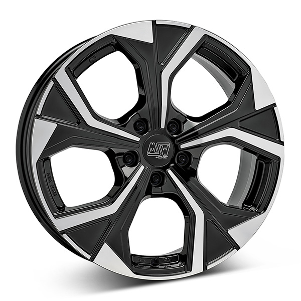 MSW 43 G.BLK/POL 8x18 5/108 ET45 CB73.1
