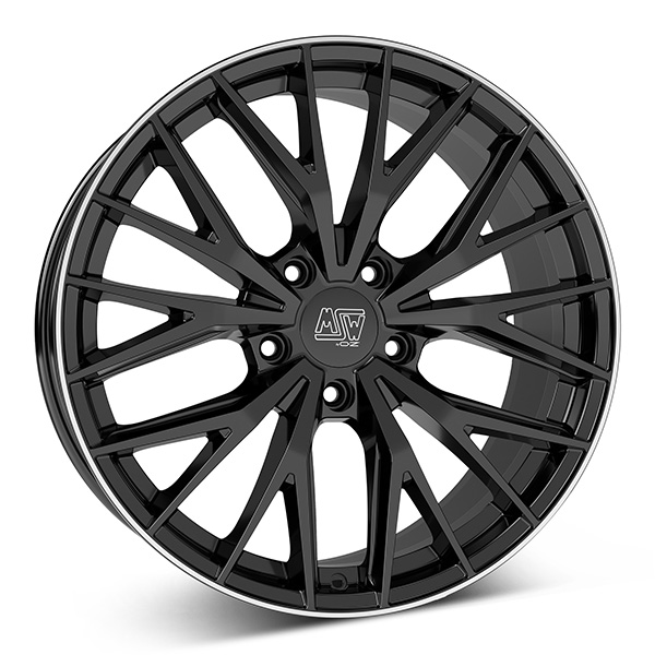 MSW 44 G.BLK/POL LIP 7.5x20 5/130 ET32.1 CB66.6