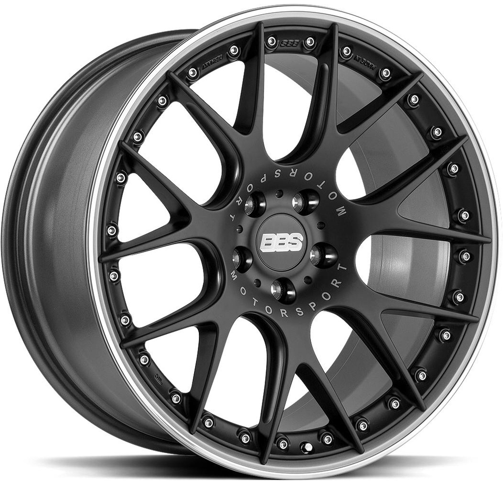 BBS CH-RII SATIN BLACK 10.5x22 5/112 ET26 CB82