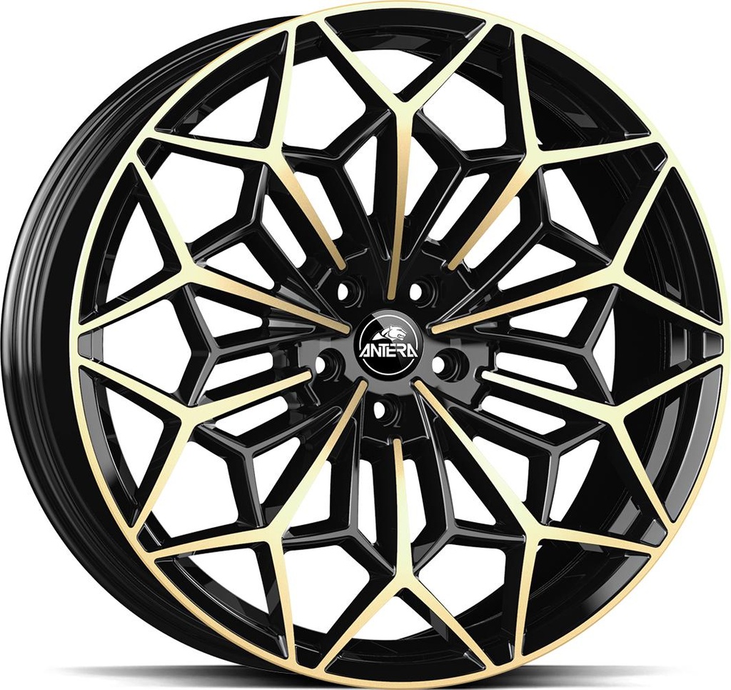 ANTERA A105 PIANO BLACK CHAMPAGNE 10.5x20 5/114.3 ET48 CB70.5