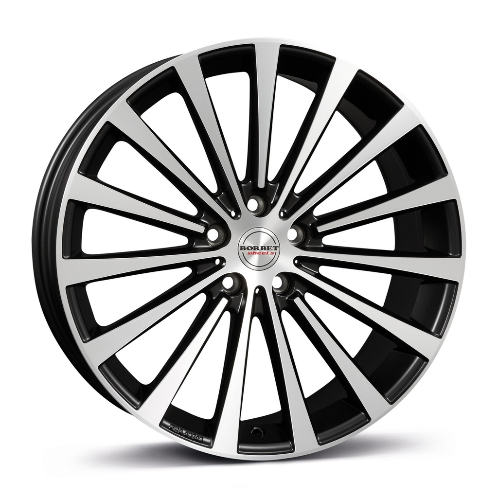 BORBET BLX BLACK POL MATT 10x20 5/112 ET40 CB72.6