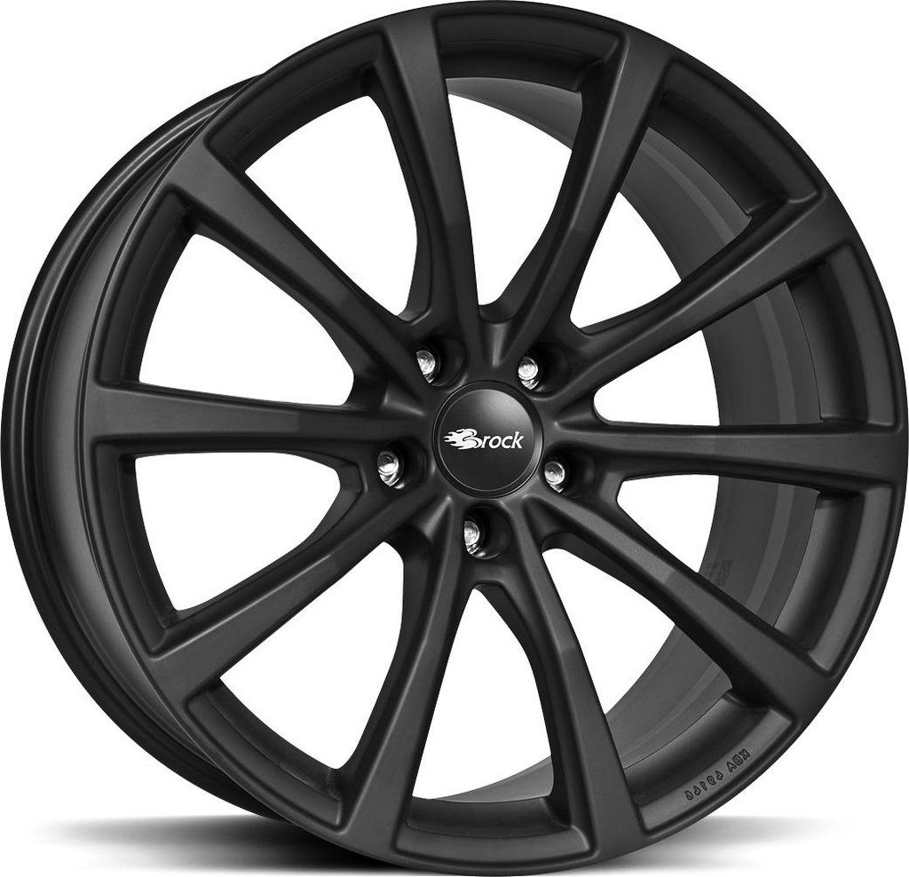 BROCK B32 BLACK MATT 8.5x19 5/105 ET35 CB56.6