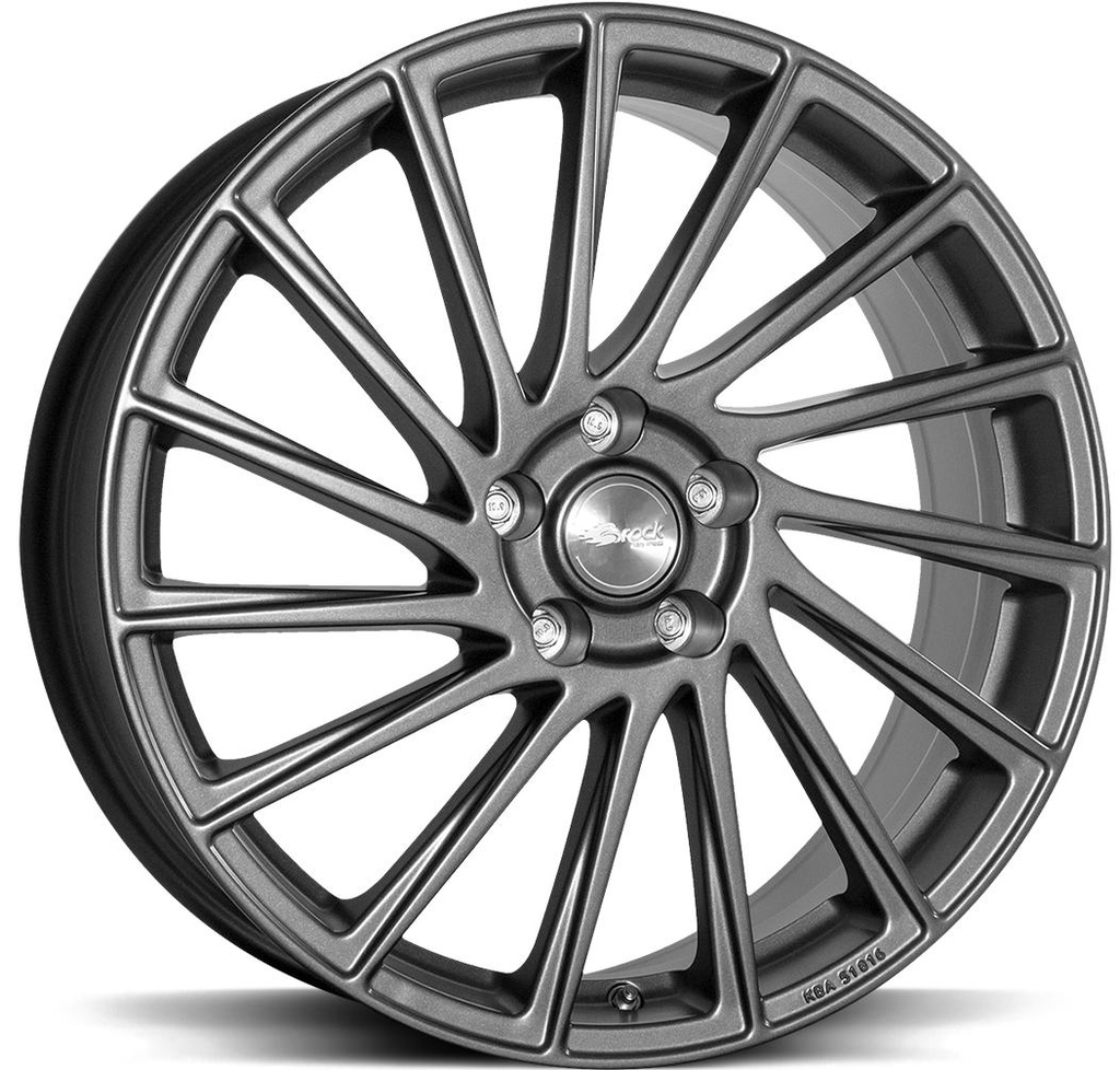 BROCK B39 HIMALAYA GREY MATT 7x17 5/112 ET47 CB66.6