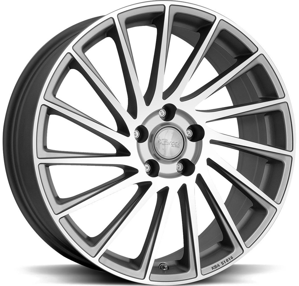 BROCK B39 FERRIC GREY POL 7.5x18 4/100 ET45 CB63.4