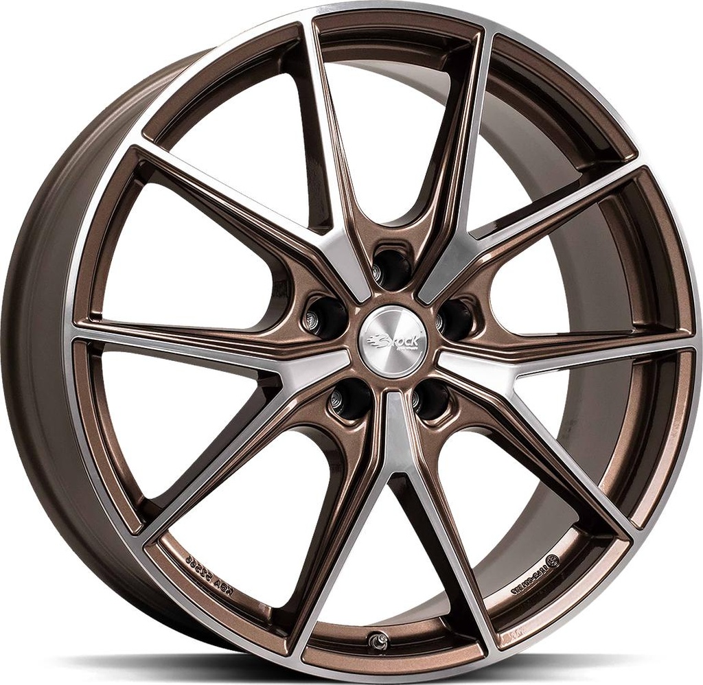 BROCK B40 BRONZE COPPER FULL POL 8x19 5/112 ET49 CB57.1