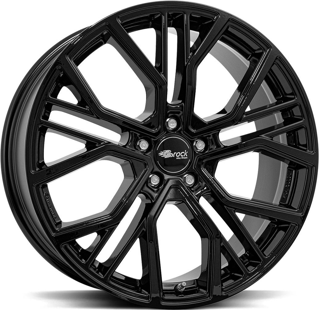BROCK B41 SHINY BLACK 8.5x21 5/110 ET30 CB65.1