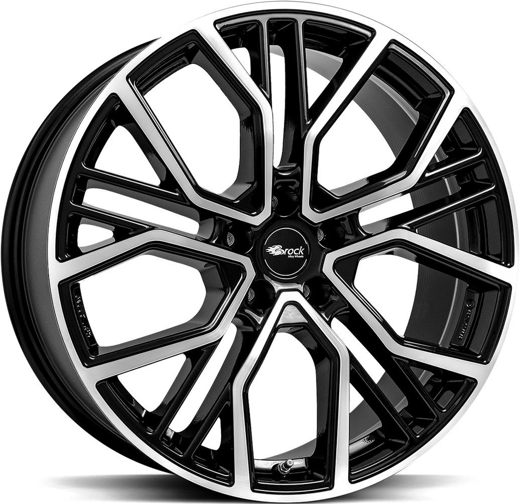 BROCK B41 BLACK FULL POL 9.5x22 5/112 ET37 CB66.6