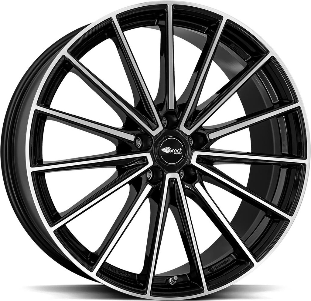 BROCK B43 BLACK FULL POL 7.5x20 5/130 ET32 CB66.6
