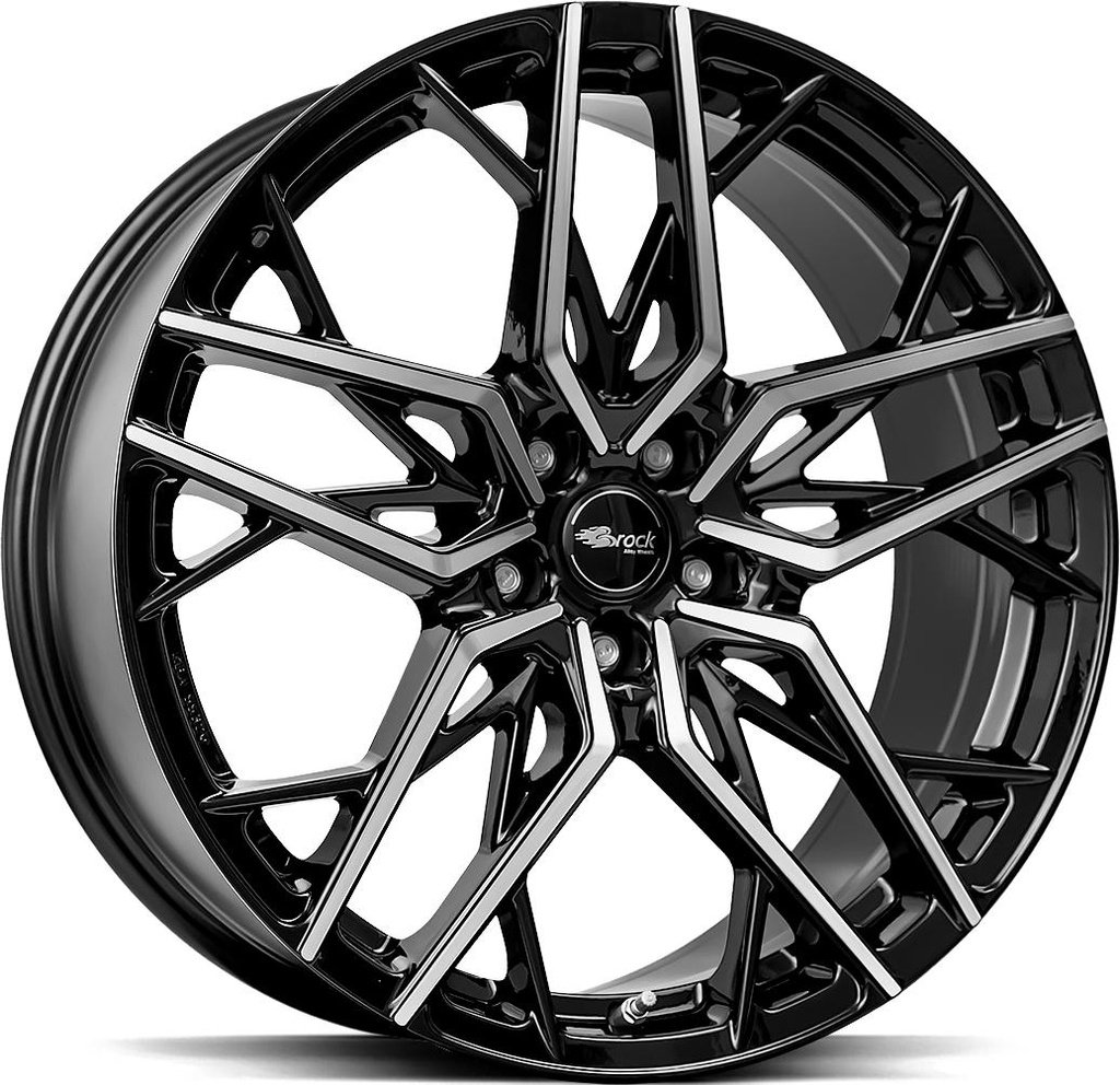 BROCK B44 BLACK FULL POL 8.5x20 5/112 ET25 CB66.6
