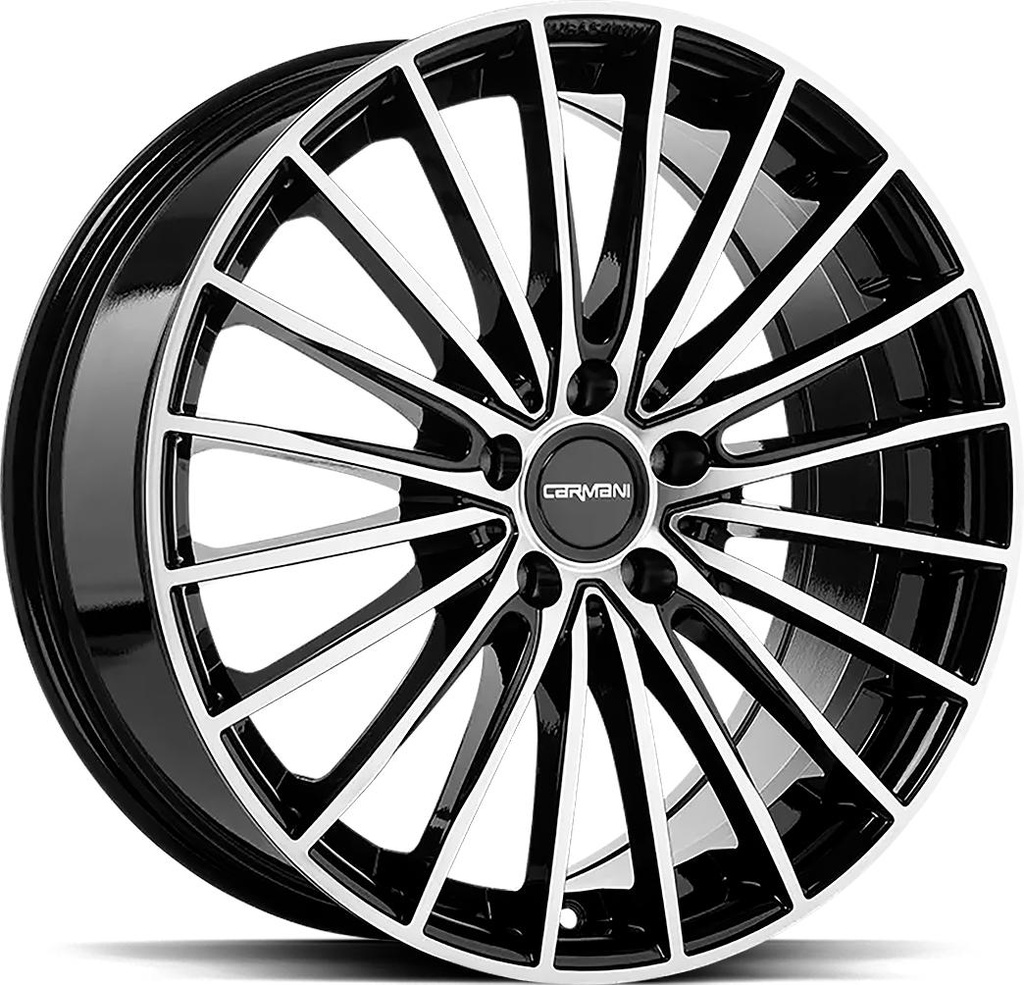 CARMANI KARL BLACK POL 8x18 5/112 ET35 CB66.6
