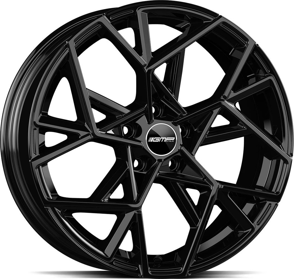 GMP CARTESIO GLOSS BLACK 6.5x16 5/100 ET45 CB73.1