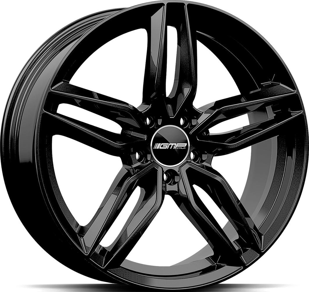 GMP FASTEN GLOSS BLACK 7.5x17 5/112 ET45 CB66.6