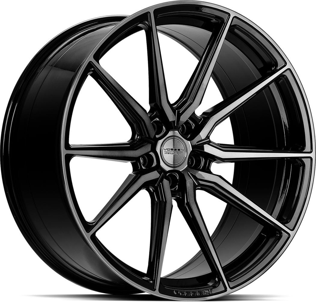 VOSSEN HF3 DOUBLE TINTED GLOSS BLACK 8.5x19 5/112 ET40 CB66.6
