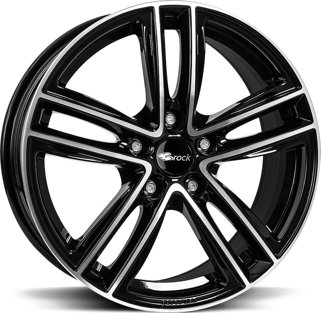 BROCK RC27 BLACK FULL POL 7x17 5/112 ET42 CB57.1