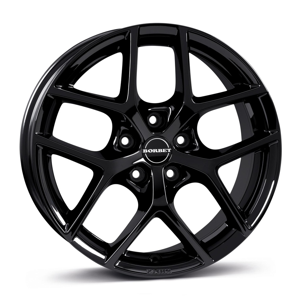BORBET Y BLACK GLOSS 7.5x17 5/112 ET45 CB72.5