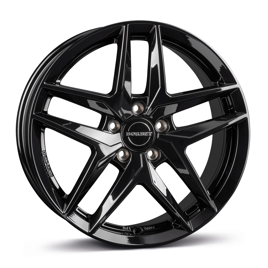 BORBET Z BLACK GLOSS 7.5x18 5/112 ET43 CB57.1