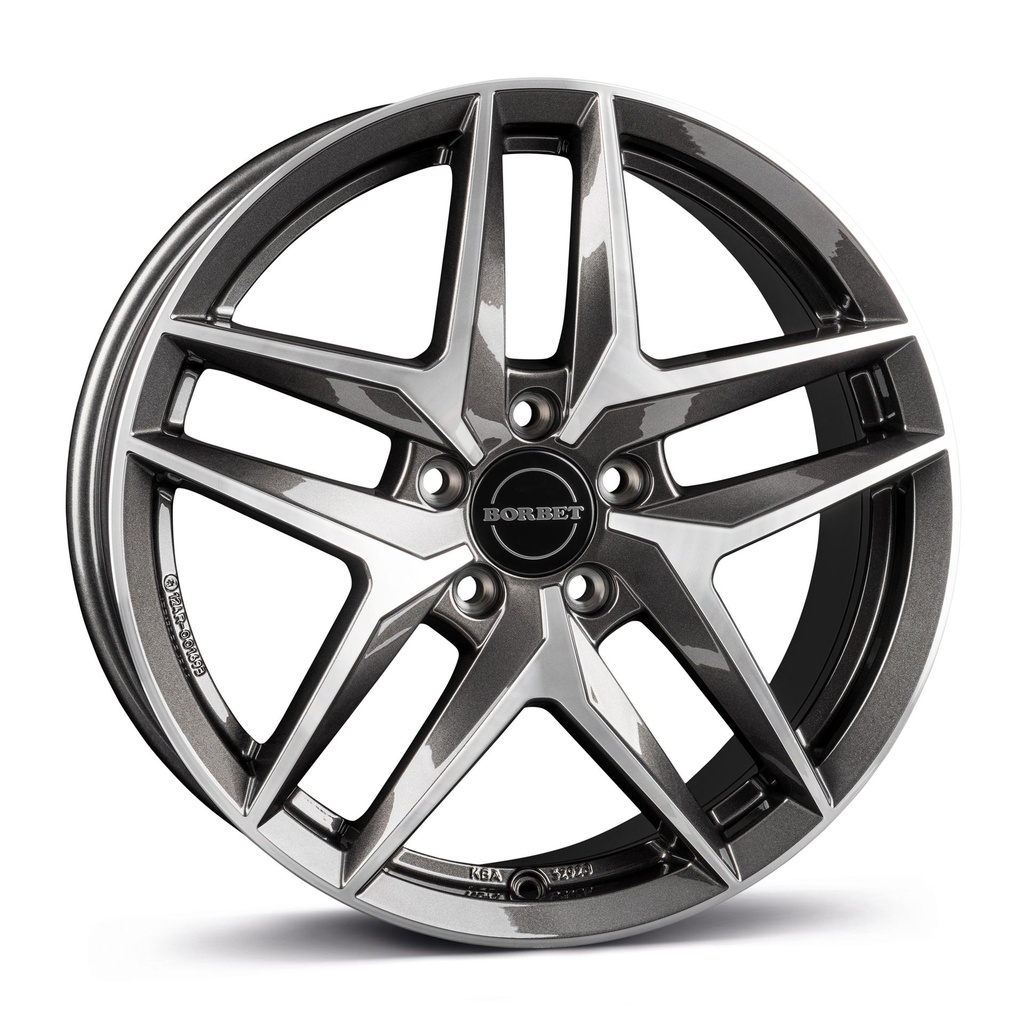 BORBET Z MIST ANTRACITE GLOSS POL 8x19 5/112 ET32 CB66.6