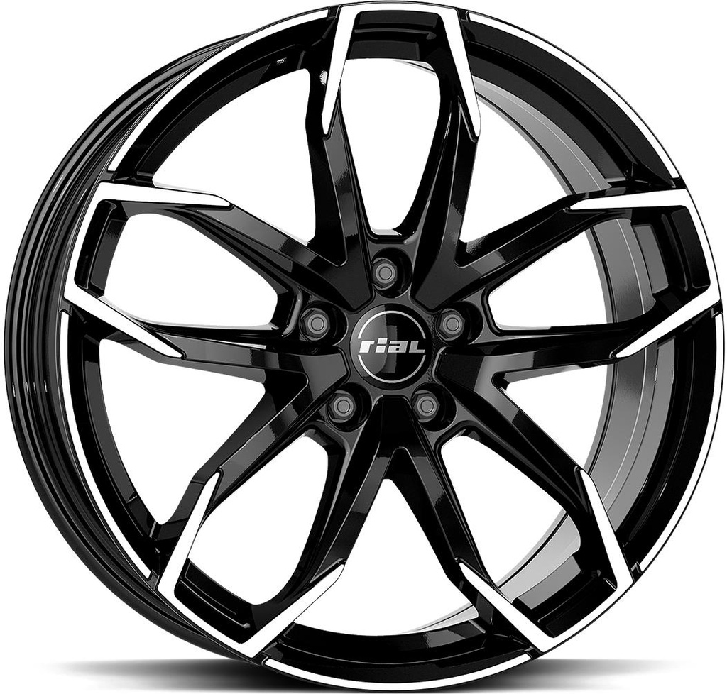 RIAL LUCCA DIAM BLACK POL 6.5x16 5/114.3 ET50 CB67.1