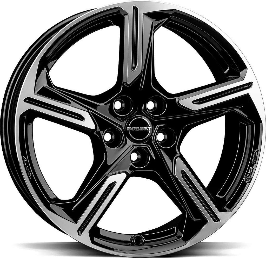 BORBET XE1 BLACK POL 7.5x18 5/112 ET46 CB57.1