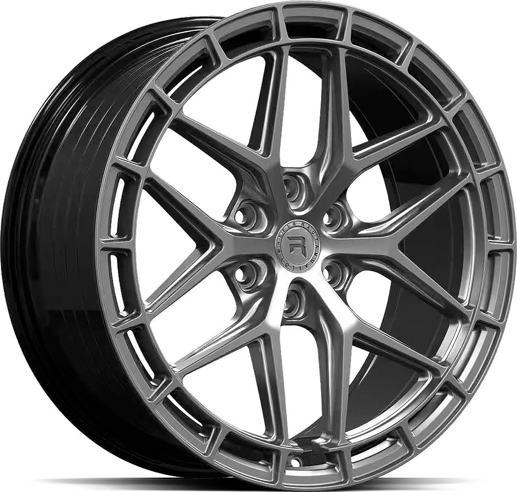 R-SERIES R21 HYPER SILV BLACK 8x18 5/112 ET45 CB66.6