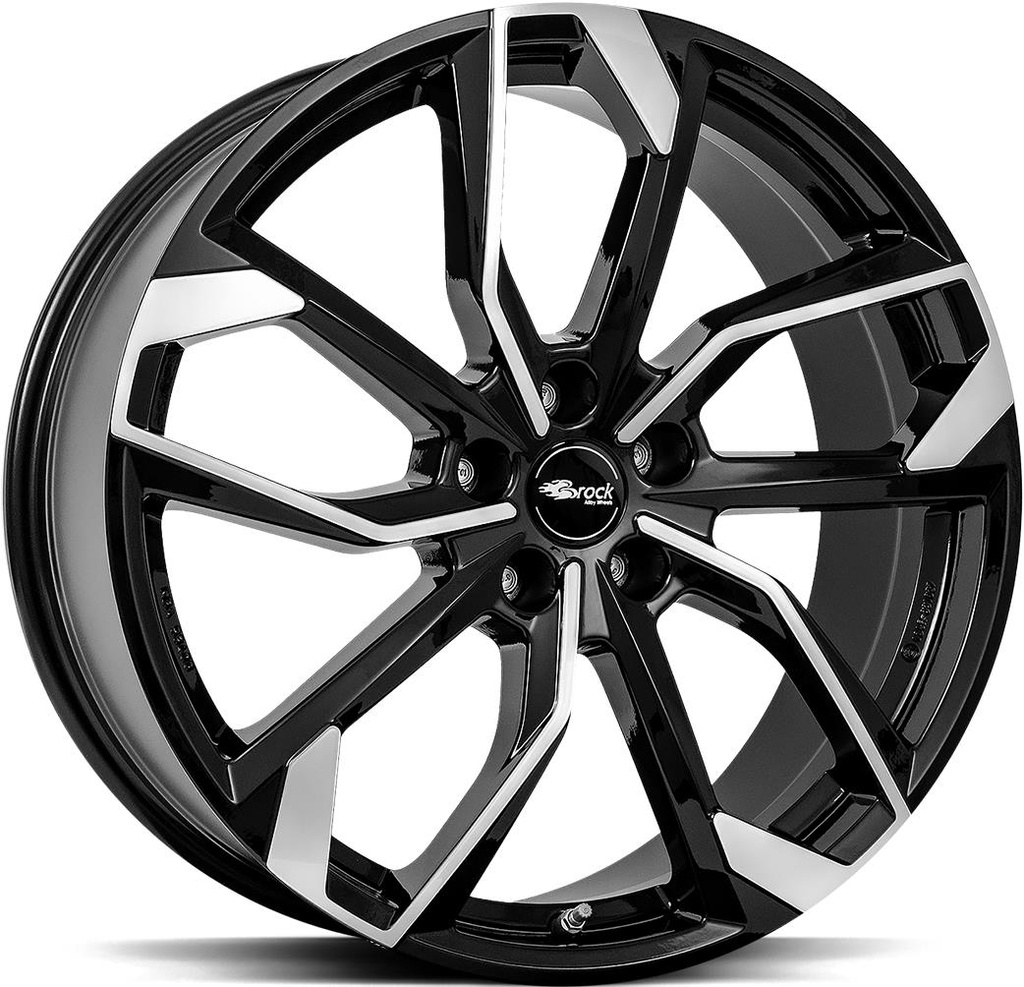 BROCK RC34 BLACK FULL POL 6.5x16 4/100 ET45 CB60.1