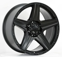 STATUSFÄLGAR D93 FLATBLACK 8x18 6/139.7 ET20 CB106.1