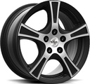 SPATH SP01 TRAILER BLACK MATT POL 5.5x14 4/100 ET30 CB56.6