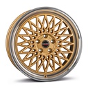 BORBET B GOLD RIM POL 8.5x19 5/112 ET45 CB66.5