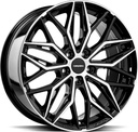 CARMANI MAX BLACK POL 7.5x19 5/100 ET38 CB63.4