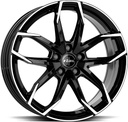 RIAL LUCCA DIAM BLACK POL 8x19 5/112 ET45 CB70.1