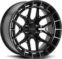 VOSSEN HFX1 TINTED GLOSS BLACK 9x17 6/135 ET0 CB87.1