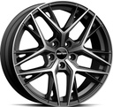 GMP LUNICA MATT ANTHRACITE DIAM 8.5x20 5/120 ET40 CB64.1