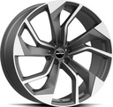 GMP REBEL MATT ANTHRACITE DIAM 10x21 5/112 ET30 CB66.6