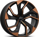 GMP REBEL SATIN BLACK BRONZE DIAM 9x22 5/112 ET40 CB66.5