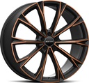 GMP TOTALE SATIN BLACK BRONZE ORANGE 8.5x21 5/108 ET42 CB63.4