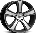 SPATH SP36 H BLACK MATT POLISH 9.5x22 6/130 ET50 CB84.1